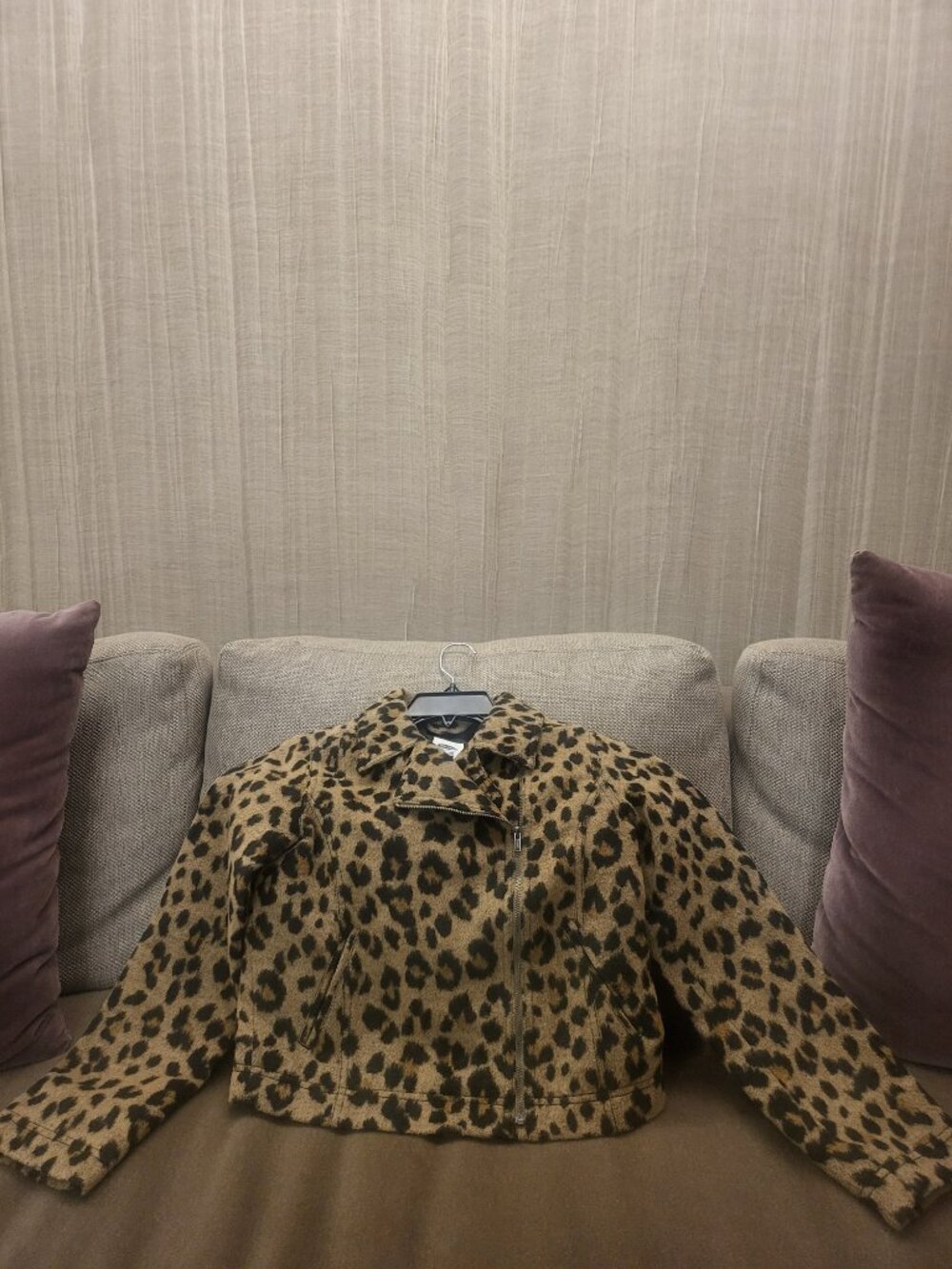 Vintage Old Navy Animal Print Motorcycle Jacket - Picture 15 of 15